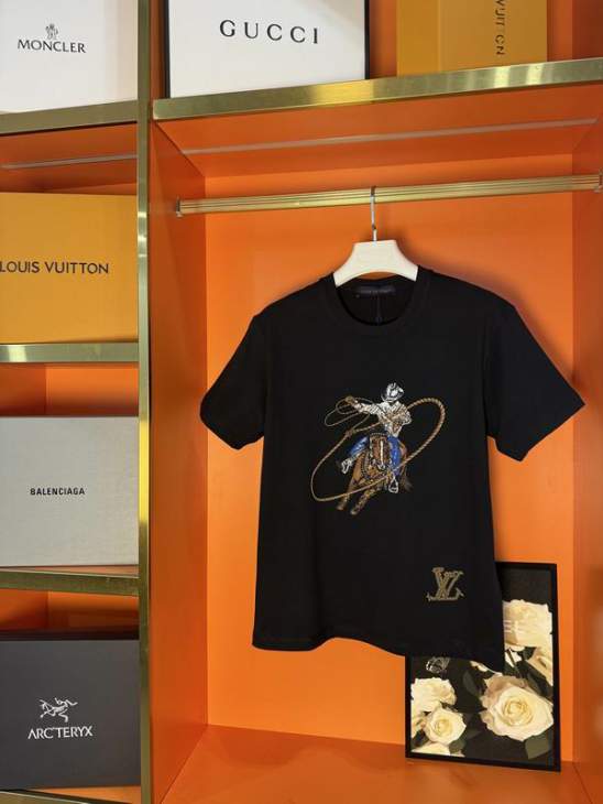 Picture of Louis Vuitton T Shirts Short _SKULVXS-Llzytx00316971